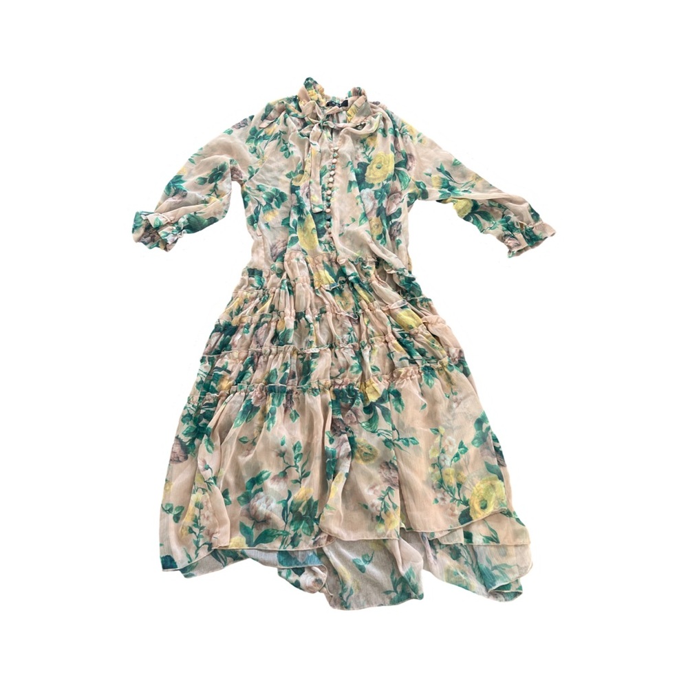 Floral Ruffle Maxi Dress